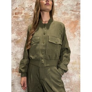 Sisters Point Garwin Bomber Khaki Sisters Point Garwin Bomber Khaki