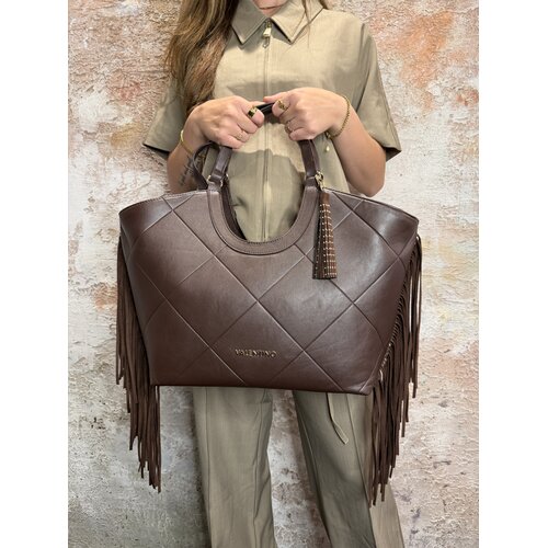 Valentino by Mario Valentino Astrid Shopping Bag Caffe