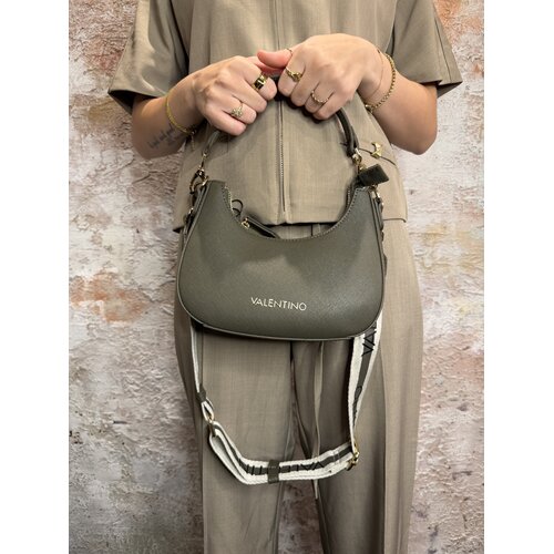 Valentino by Mario Valentino Zero Re Hobo Bag Verde Militare Valentino by Mario Valentino Zero Re Hobo Bag Verde Militare