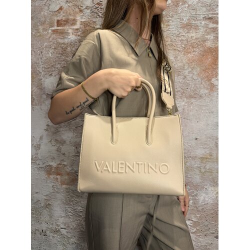 Valentino by Mario Valentino Bianka RE Shopping Beige Valentino by Mario Valentino Bianka RE Shopping Beige