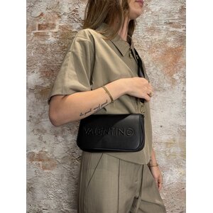 Valentino by Mario Valentino Bianka Re Flap Bag Nero Valentino by Mario Valentino Bianka Re Flap Bag Nero