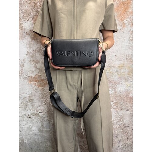 Valentino by Mario Valentino Bianka Re Flap Bag Nero Valentino by Mario Valentino Bianka Re Flap Bag Nero