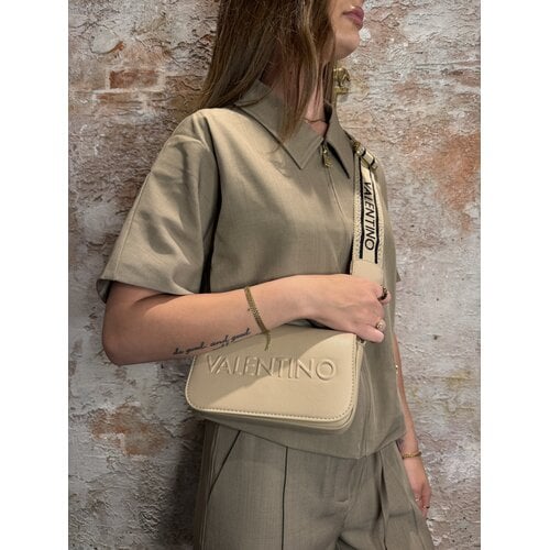 Valentino by Mario Valentino Bianka Re Flap Bag Beige Valentino by Mario Valentino Bianka Re Flap Bag Beige
