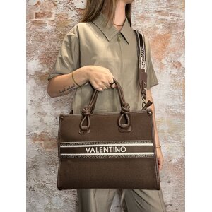 Valentino by Mario Valentino Winter Aella Shopping Bag Caffe Valentino by Mario Valentino Winter Aella Shopping Bag Caffe