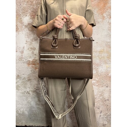 Valentino by Mario Valentino Winter Aella Shopping Bag Caffe Valentino by Mario Valentino Winter Aella Shopping Bag Caffe