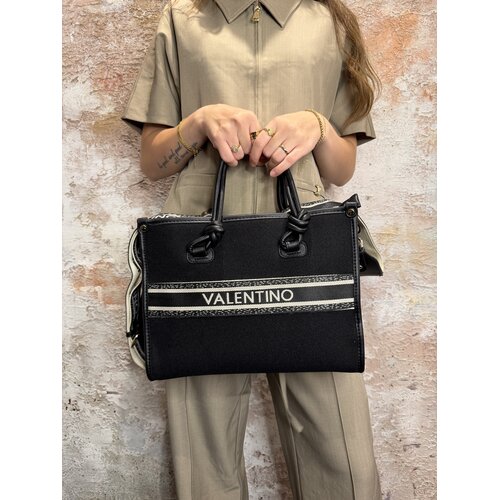 Valentino by Mario Valentino Winter Aella Shopping Bag Nero Valentino by Mario Valentino Winter Aella Shopping Bag Nero