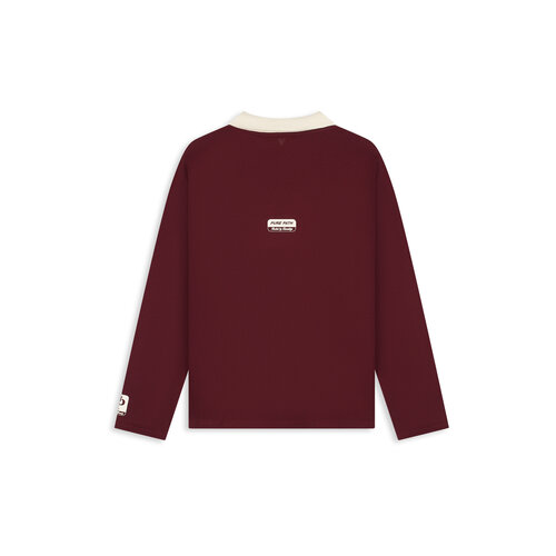 Pure Path Rooted By Friendship Longsleeve Polo Red
