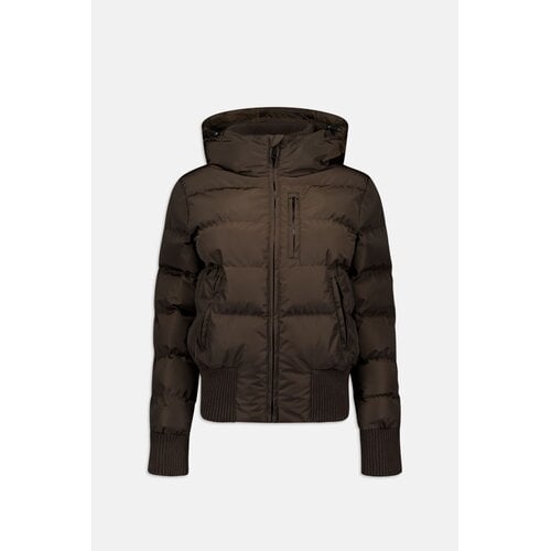 Airforce Tate Bomber Jacket Dark Coffee Airforce Tate Bomber Jacket Dark Coffee