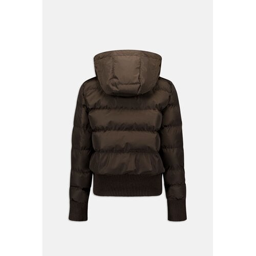 Airforce Tate Bomber Jacket Dark Coffee Airforce Tate Bomber Jacket Dark Coffee