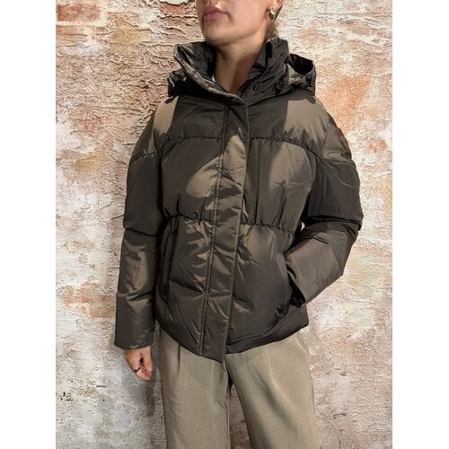 Airforce Maya Puffer Jacket Dark Coffee Airforce Maya Puffer Jacket Dark Coffee