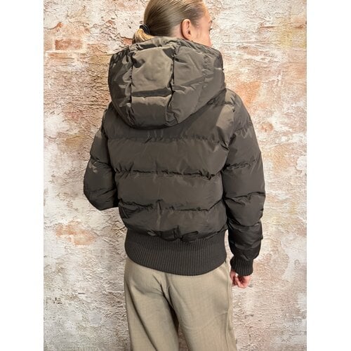 Airforce Tate Bomber Jacket Dark Coffee Airforce Tate Bomber Jacket Dark Coffee