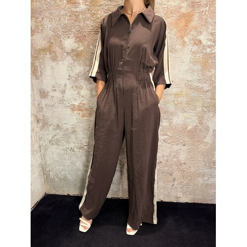 Rhyme & Hype Striped Wide Leg Overall Bordeaux Rhyme & Hype Striped Wide Leg Overall Bordeaux