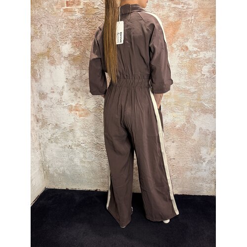 Rhyme & Hype Striped Wide Leg Overall Bordeaux Rhyme & Hype Striped Wide Leg Overall Bordeaux