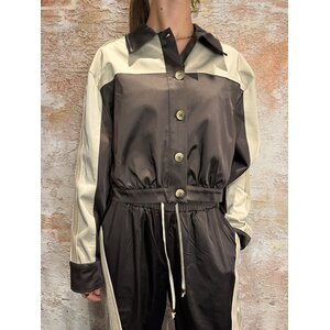 Rhyme & Hype Woven Taped Jacket Brown Rhyme & Hype Woven Taped Jacket Brown