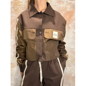 Rhyme & Hype Loose Fit Vintage Jacket Brown Rhyme & Hype Loose Fit Vintage Jacket Brown