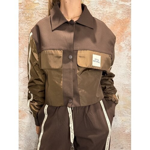Rhyme & Hype Loose Fit Vintage Jacket Brown