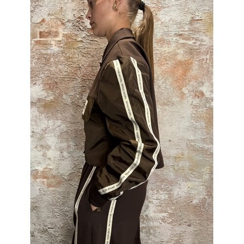 Rhyme & Hype Loose Fit Vintage Jacket Brown