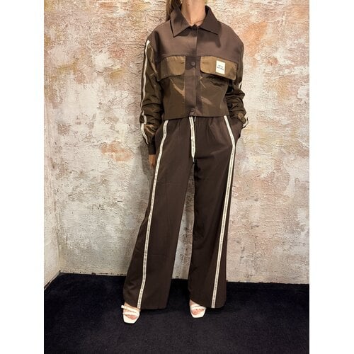 Rhyme & Hype Loose Fit Vintage Jacket Brown