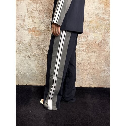 Rhyme & Hype Double Colour Taped Pants Navy Rhyme & Hype Double Colour Taped Pants Navy