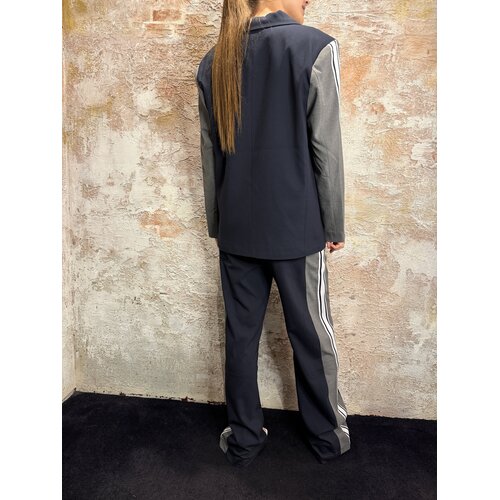 Rhyme & Hype Double Colour Taped Pants Navy Rhyme & Hype Double Colour Taped Pants Navy