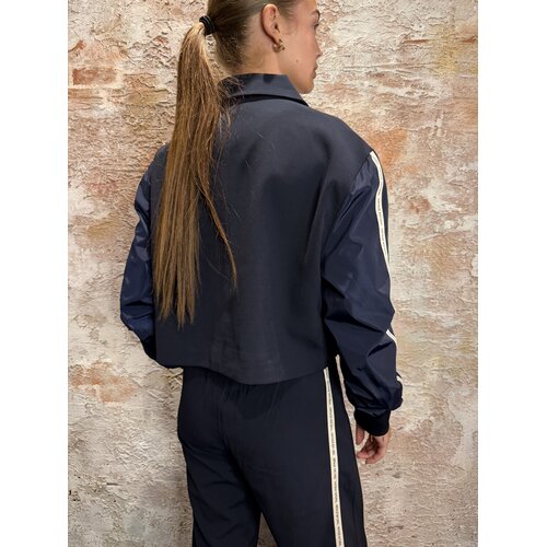 Rhyme & Hype Loose Fit Vintage Jacket Navy Rhyme & Hype Loose Fit Vintage Jacket Navy