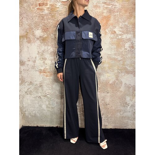 Rhyme & Hype Double Loose Fit Vintage Pant Navy Rhyme & Hype Double Loose Fit Vintage Pant Navy