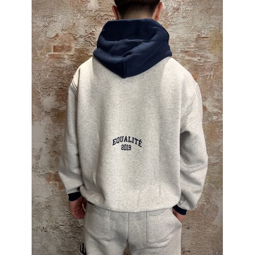 Equalité Collective Oversized Hoodie Grey Equalité Collective Oversized Hoodie Grey