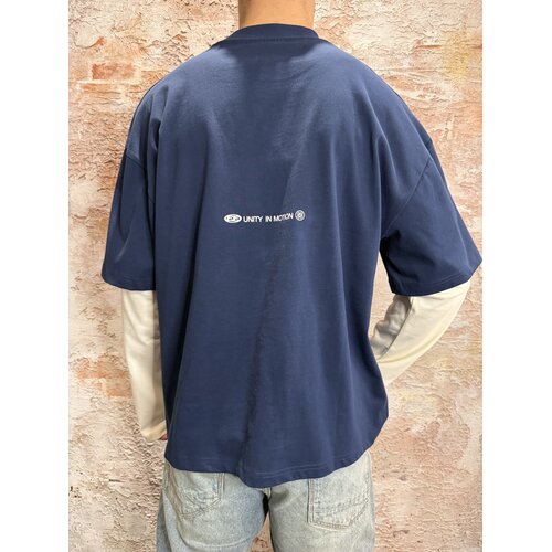 Equalité Celeste Double layer Longsleeve Navy