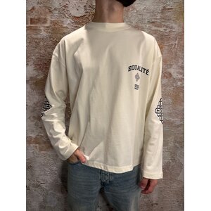 Equalité Isa Oversized Longsleeve Tee White