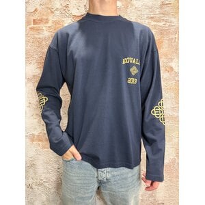 Equalité Isa Oversized Longsleeve Tee Navy Equalité Isa Oversized Longsleeve Tee Navy