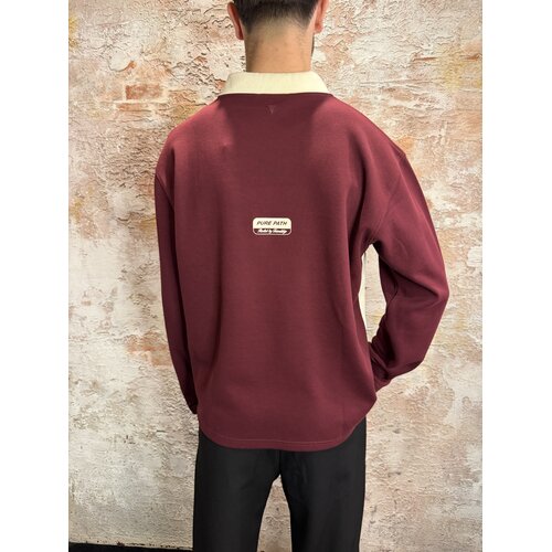 Pure Path Rooted By Friendship Longsleeve Polo Red