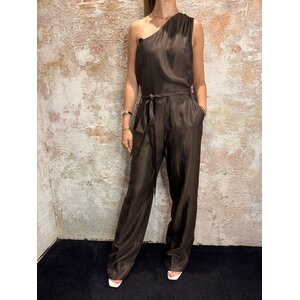 Nikkie Alira One Shoulder Jumpsuit Chocolate Nikkie Alira One Shoulder Jumpsuit Chocolate