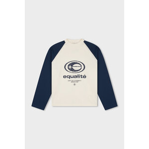 Equalité Elan Oversized Longsleeve White Navy Equalité Elan Oversized Longsleeve White Navy