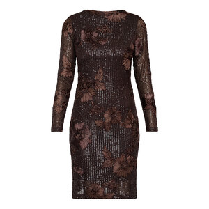 Sisters Point Sis-Glam Dress Brown Sequeen Sisters Point Sis-Glam Dress Brown Sequeen
