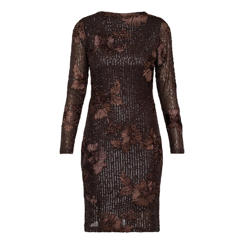 Sisters Point Sis-Glam Dress Brown Sequeen Sisters Point Sis-Glam Dress Brown Sequeen