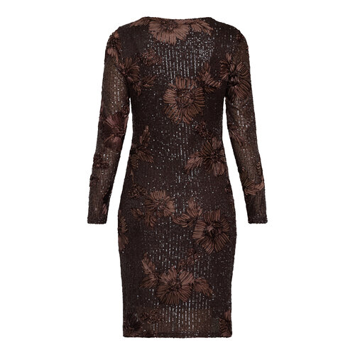Sisters Point Sis-Glam Dress Brown Sequeen Sisters Point Sis-Glam Dress Brown Sequeen