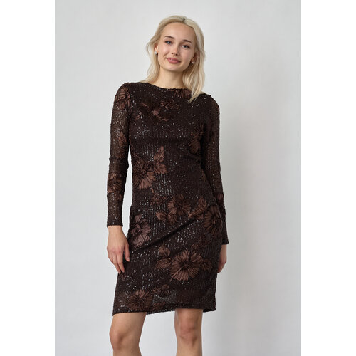 Sisters Point Sis-Glam Dress Brown Sequeen Sisters Point Sis-Glam Dress Brown Sequeen