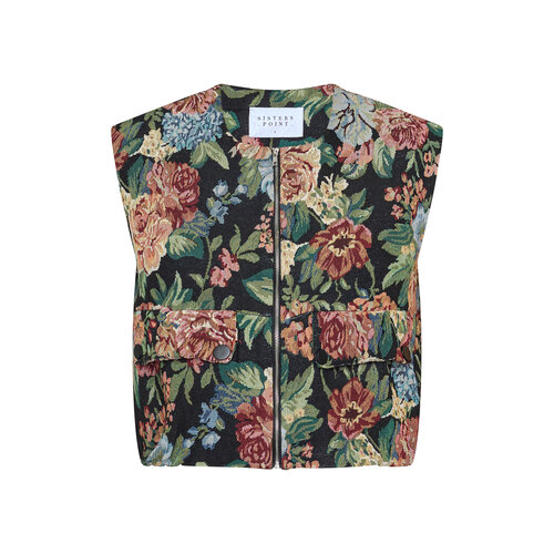 Sisters Point N.Garwin Vest Flower Jacquard Sisters Point N.Garwin Vest Flower Jacquard