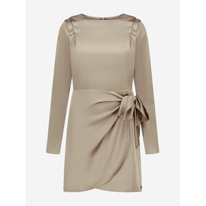 Nikkie Iriza Satin Dress Khaki Nikkie Iriza Satin Dress Khaki