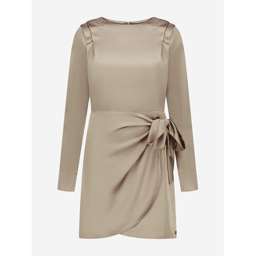 Nikkie Iriza Satin Dress Khaki