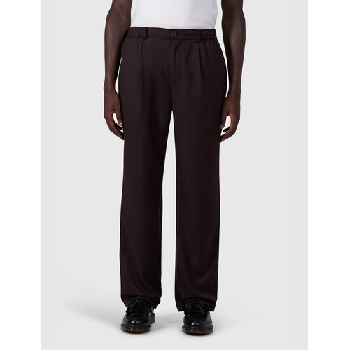 Pure Path Pleated Twill Pants Dark Brown Pure Path Pleated Twill Pants Dark Brown