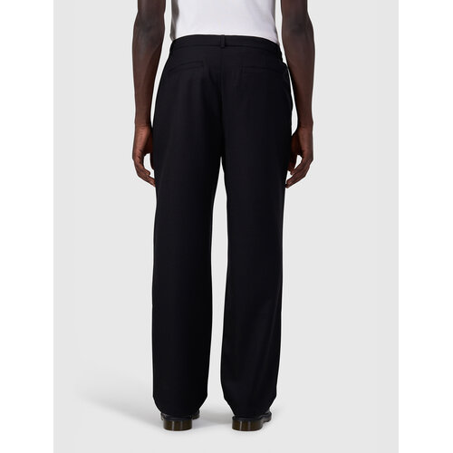 Pure Path Pleated Twill Pants Black Pure Path Pleated Twill Pants Black