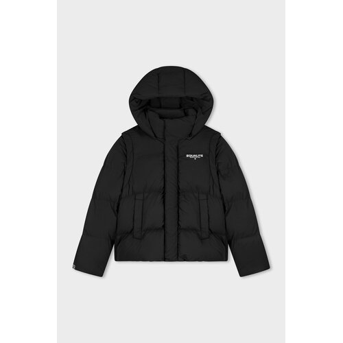 Equalité Societé 2 in 1 Puffer Jacket Black