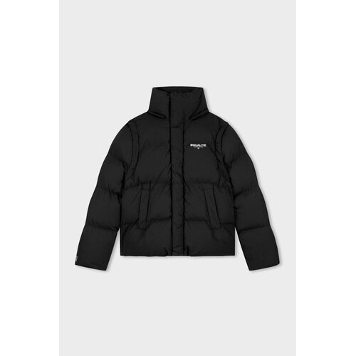 Equalité Societé 2 in 1 Puffer Jacket Black