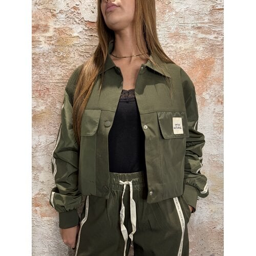 Rhyme & Hype Loose Fit Vintage Jacket Green Rhyme & Hype Loose Fit Vintage Jacket Green