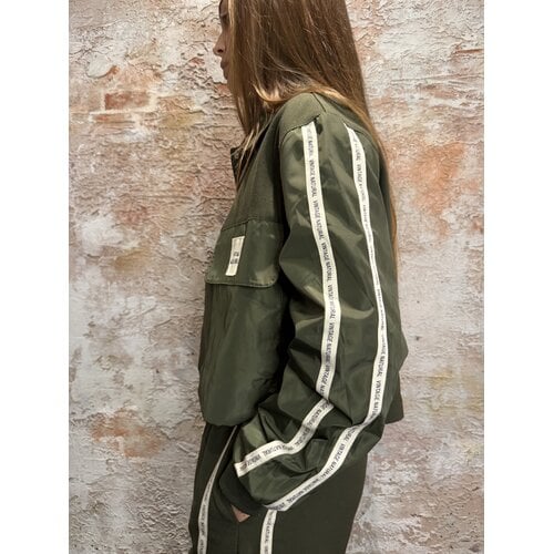 Rhyme & Hype Loose Fit Vintage Jacket Green Rhyme & Hype Loose Fit Vintage Jacket Green