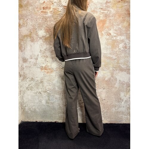 Rhyme & Hype Contrast Piping Jacket Grey Rhyme & Hype Contrast Piping Jacket Grey