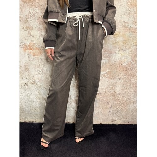 Rhyme & Hype Contrast Piping Pant Grey Rhyme & Hype Contrast Piping Pant Grey