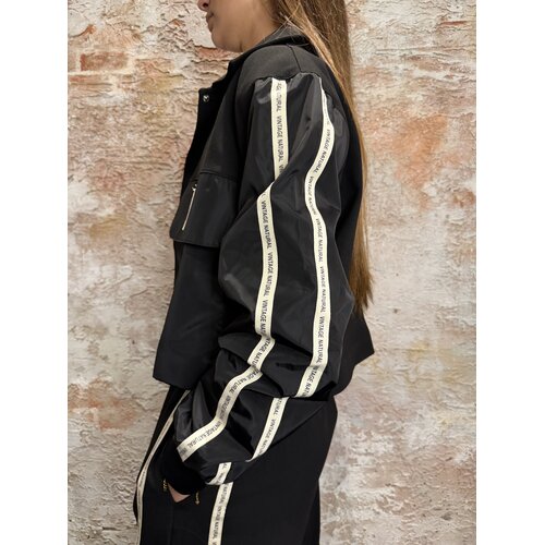 Rhyme & Hype Loose Fit Vintage Jacket Black Rhyme & Hype Loose Fit Vintage Jacket Black