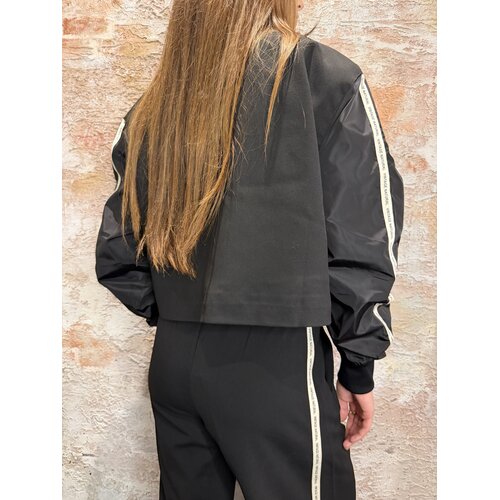 Rhyme & Hype Loose Fit Vintage Jacket Black Rhyme & Hype Loose Fit Vintage Jacket Black